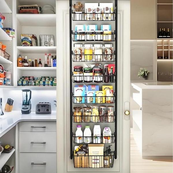 Home - YOQXHY 8-Tier Over The Door Hanging Pantry Organizer, Seasons 18" Easter Wreath for Front Door - MSRP $24,803