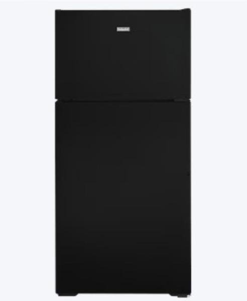 GE Hotpoint Black 15.6-cu ft Top-Freezer Refrigerator - MSRP $600