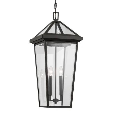 Kichler 59130OZ Taper Candle Pendant with Beveled Glass Shade - MSRP $414