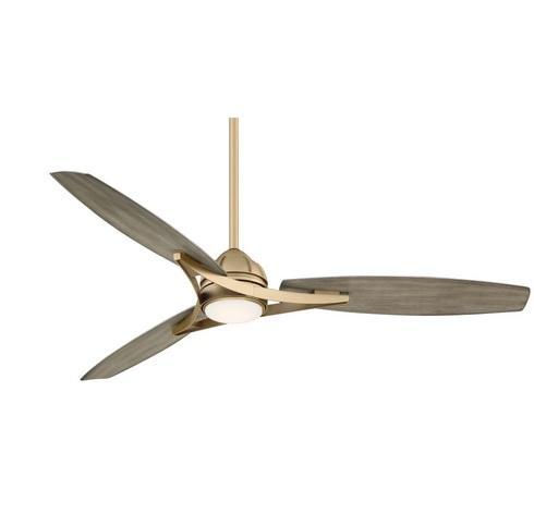 MinkaAire F742L-SBR Molino 65" 3 Blade Indoor / Outdoor Smart LED Ceiling Fan - MSRP $429