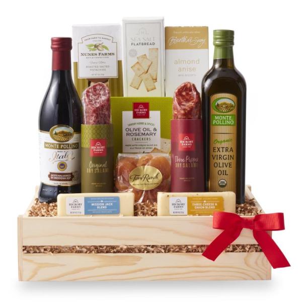 Grocery - Heinz Ranch Dressing Single Packet, California Delicious Ultimate Meat and Cheese Gift Crate - MSRP $2,579