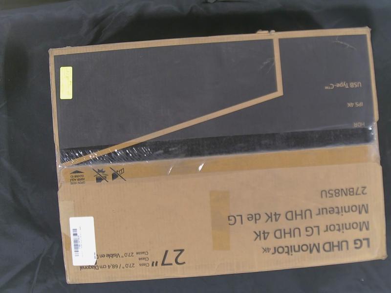 A Grade - LG 27" 27BN85U-B 4K UHD IPS 60Hz USB-C Monitor with Built-In Speakers - MSRP $289