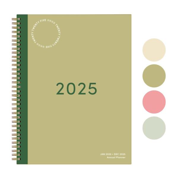 Office Product - Rileys & Co 2025 Chunky Weekly Planners, Makhistory 8 Tabs Plastic Dividers - MSRP $8,101