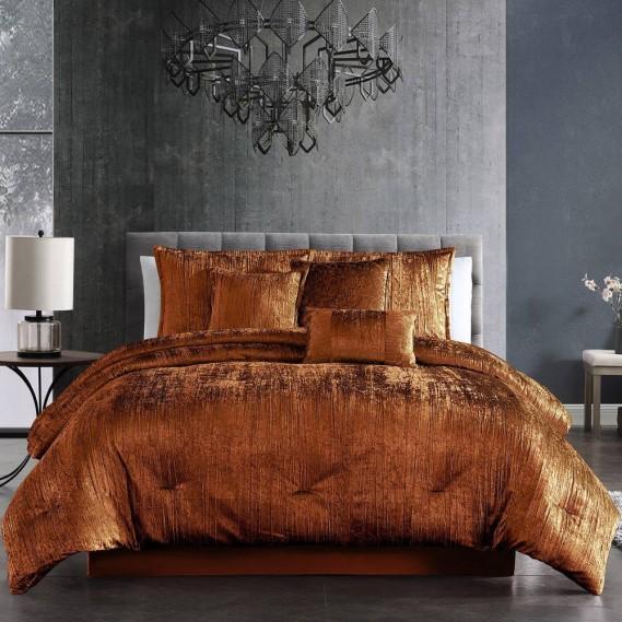 Home - Riverbrook Turin Comforter, Alden Table Lamp, Sommerso Art Glass Vase - Est Retail $6,363
