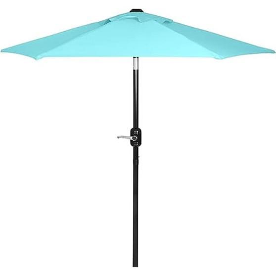 Home - Perdix Chio Patio Umbrella, Donna Sharp Quilt, Concord Wall Mount Bathroom Faucet - Est Retail $7,122