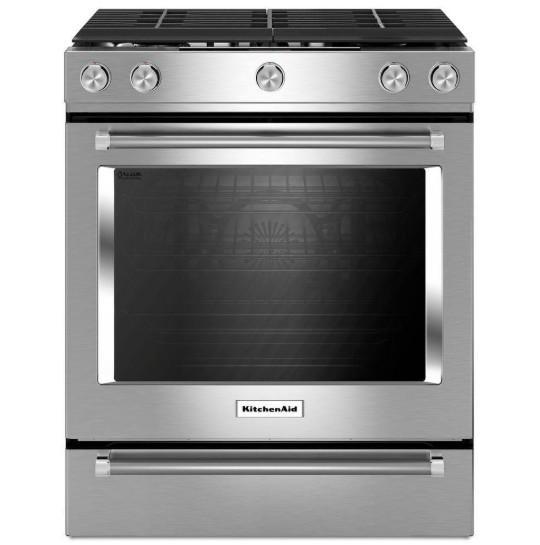 KitchenAid 30" Slide-in Range - MSRP $2,334