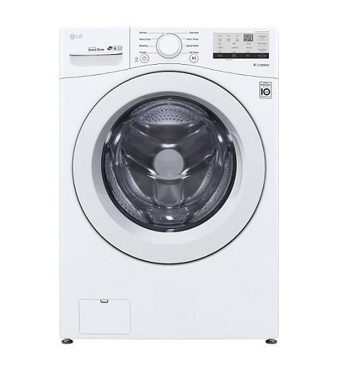 Shelf Pull Appliances - LG Electronics WM3400CW 4.5-cu ft High Efficiency Stackable Front-Load Washer - MSRP $719
