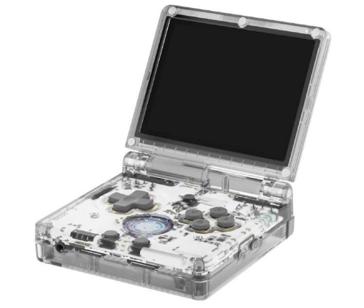 Toy - RG35XXSP Flip Handheld Game Console, Asoucou Luffy Action Figure - MSRP $5,370