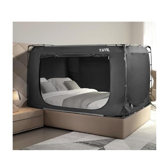 Home - YAVIL Bed Tent/Canopy King, DIsplayex India Urns, FOXLUX Pool Fountains, Fiskenet Fireproof Boxes - MSRP $10,332
