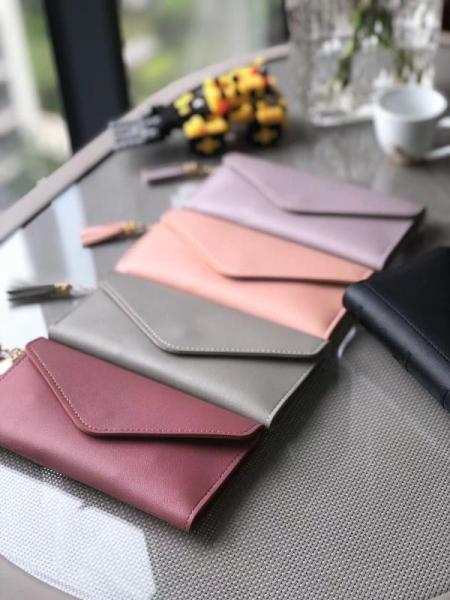 Premium Women PU Leather Fold Continental Foldover Wallets Style-7