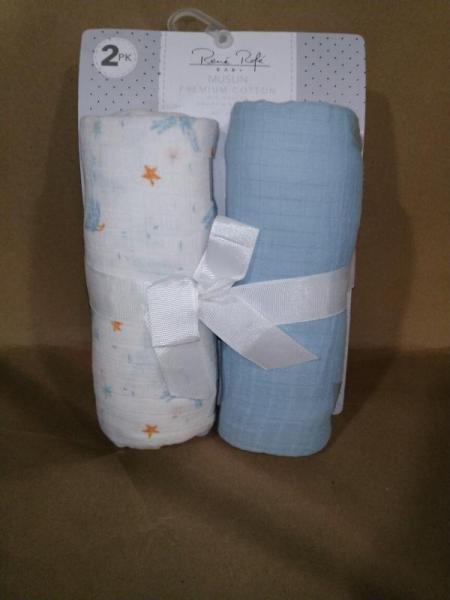 Pallet of Rene Rofe Baby Muslin Blankets - MSRP $1,078