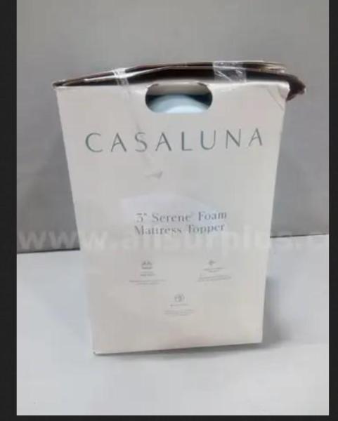 Full 3" Serene Foam Mattress Topper - Casaluna - Est Retail $159