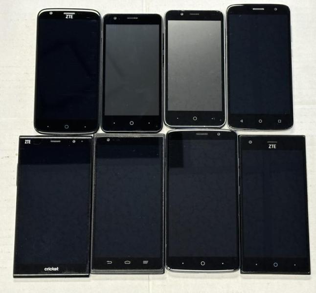 Phones by ZTE, Mixed Carrier, 79 Units, Refurb, MSRP $13,350
