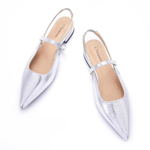 Amazon Clearance - Shoes - C.Paravano Women's Pointed Toe Slingback Flats, Bacia Women's Slip On Suede Fall Chelsea Boot - MSRP $10,069