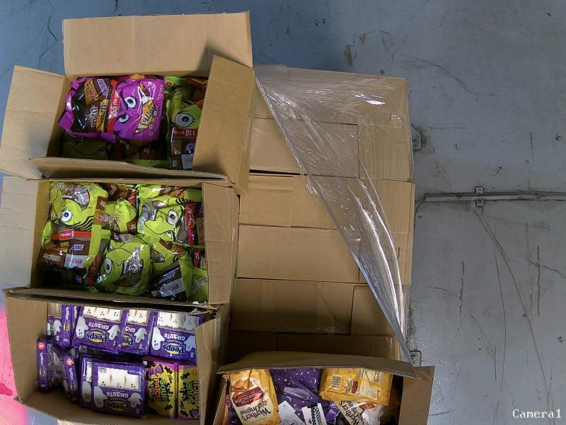 Grocery - Assorted Holiday Candy, Slim Jim Monster Original Meat Sticks, SkinnyPop Popcorn Original - MSRP $12,265