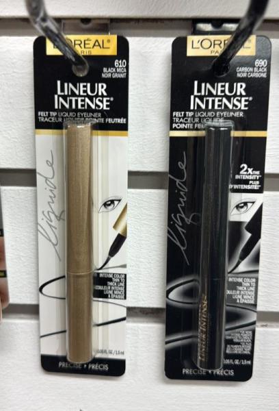 Loreal liquid eyeliner Intense #610,#690