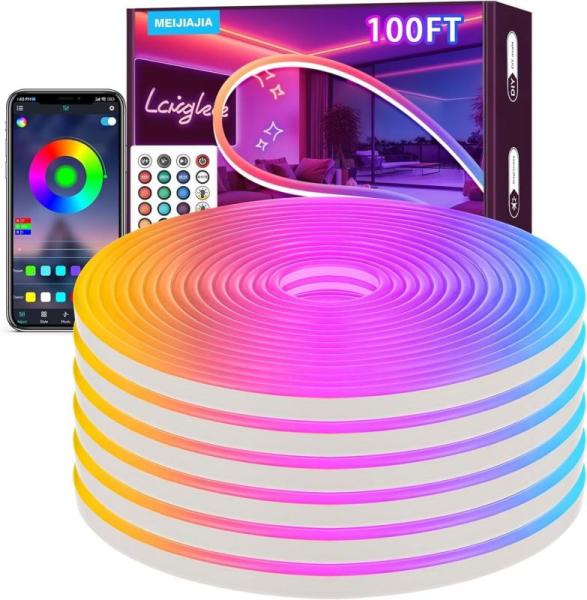 Home Improvement - 100FT LED Rope Lights, Expandable Garden Hose, Solar Watering Can Lights - MSRP $1,836