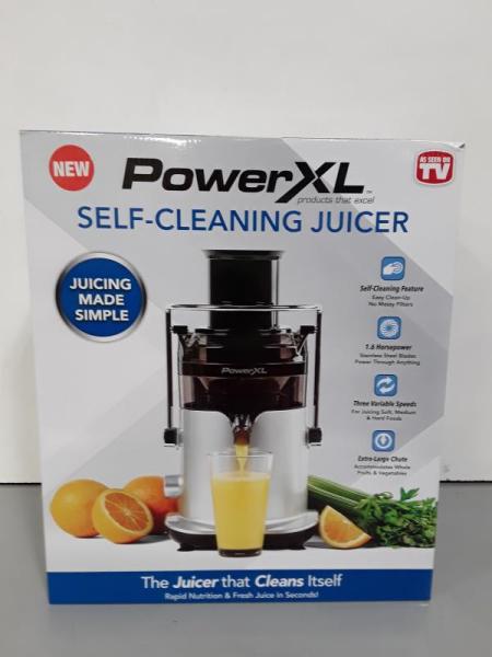 General Merch - PowerXL SelfCleaning Juicer, Huggle Hoodie Blanket Hoodie - MSRP $1,793