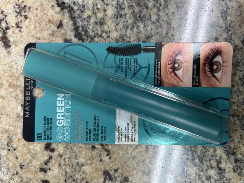 Maybelline New York green edition mascara