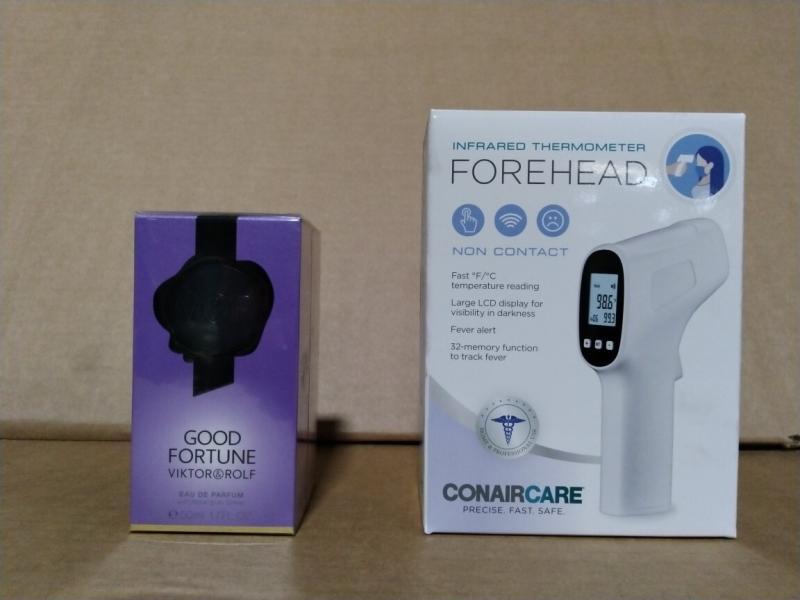 Health & Beauty - Conair Forehead Thermometer, Dolce & Gabbana Light Blue 4.2oz EDT Spray - MSRP $56,527