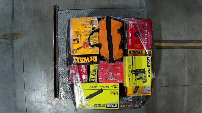 Tools & Hardware - Dewalt, Ryobi, Milwaukee, Pacroban - Est Retail $6,863