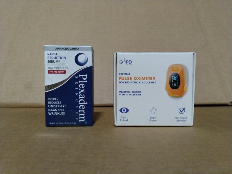 Health & Beauty - GPD Health Pediatric and Adult Pulse Oximeters, Plexaderm Rapid Reduction Serum - MSRP $30,218
