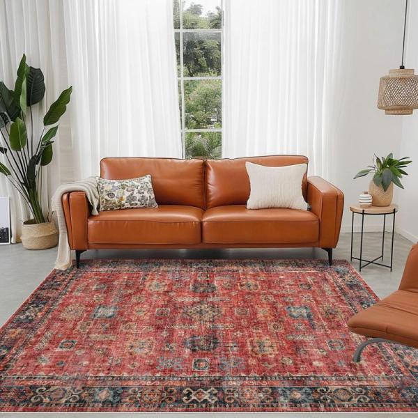Furniture - Qql Rug for Living Room, Padoor Stair-Treads Non Slip for Wooden Steps - MSRP $2,458