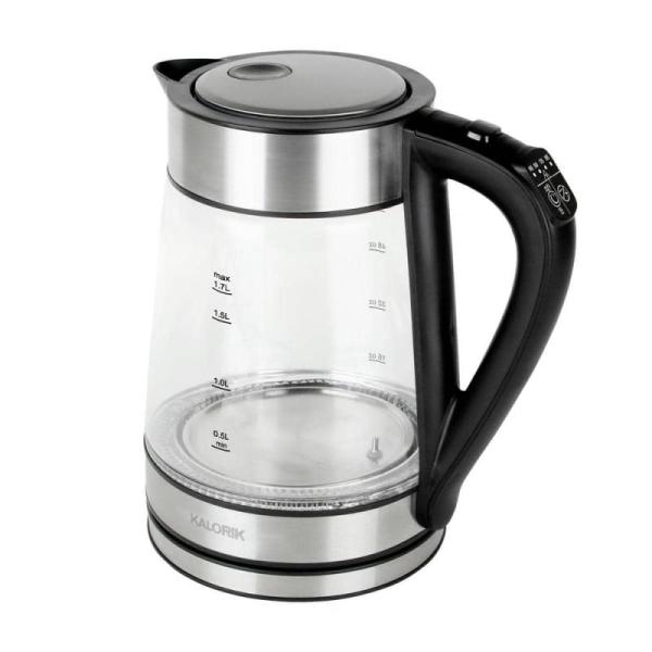 Kitchen - Liyh 32Pcs Black Plastic Durable Plates, Kalorik 1.7L Rapid Boil Digital Electric Kettle - MSRP $2,868