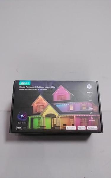 Govee 100ft RGBICW Black Permanent Outdoor Lights Elite - Est Retail $299