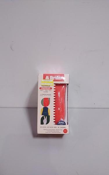 NEW - Meridian Trimmer Premium Pubic & Body Hair Trimmer, Blaze - Est Retail $52