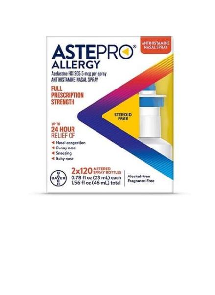Health & Beauty - Astepro Allergy Medicine Steroid Free Antihistamine Nasal Sprays - MSRP $3,599