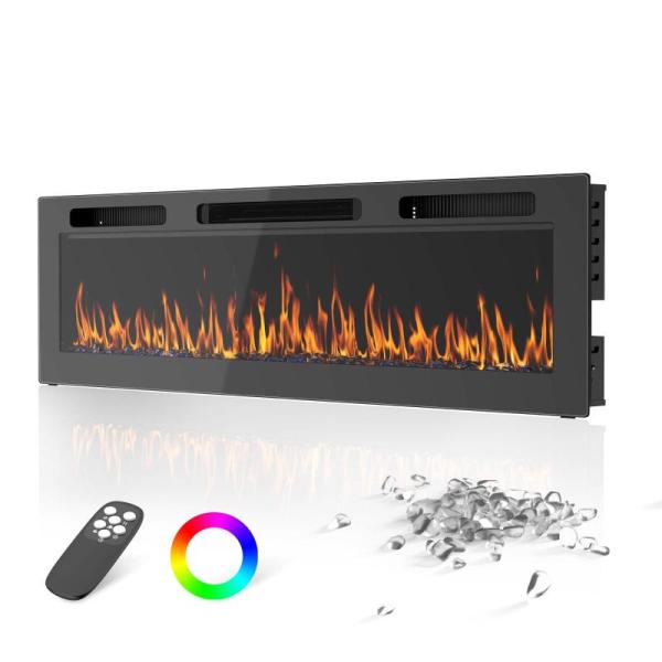 42" Recessed/Wall Mounted Electric Fireplace, NVANTI E30 Electric Scooter, Teal Wall Art Canvas, Keeplush - MSRP $1,645