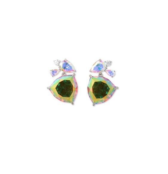 Jewelry - Kate Spade Silver-Tone Mixed Cubic Zirconia Double Drop Earrings, BaubleBar, Ettika - Original MSRP $1,508.94
