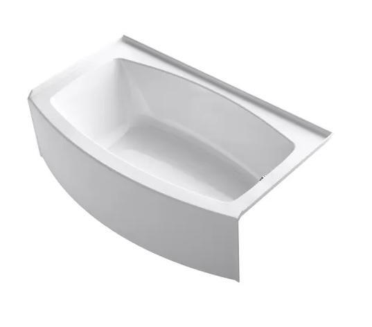 Kohler K-1118-RA-0 Soaking Tub with Right Hand Drain - MSRP $1,093
