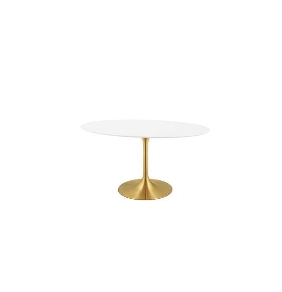 Furniture - Lippa 60" Oval Wood Dining Table, Glass Warehouse 78x60 Frameless Towel Bar Shower Door - Est Retail $5,574