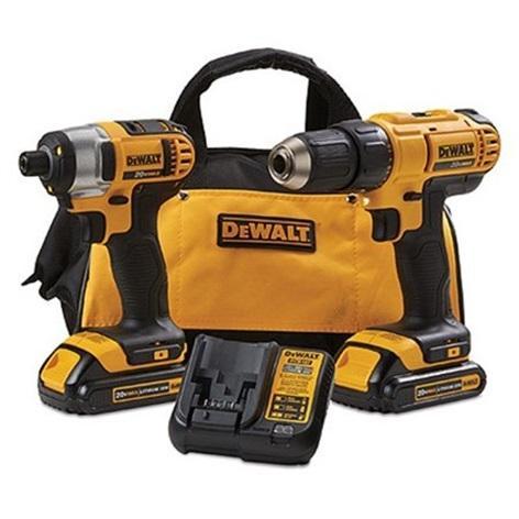 DeWALT 20V MAX Cordless Drill Driver/Impact Driver Combo Kit - MSRP $149
