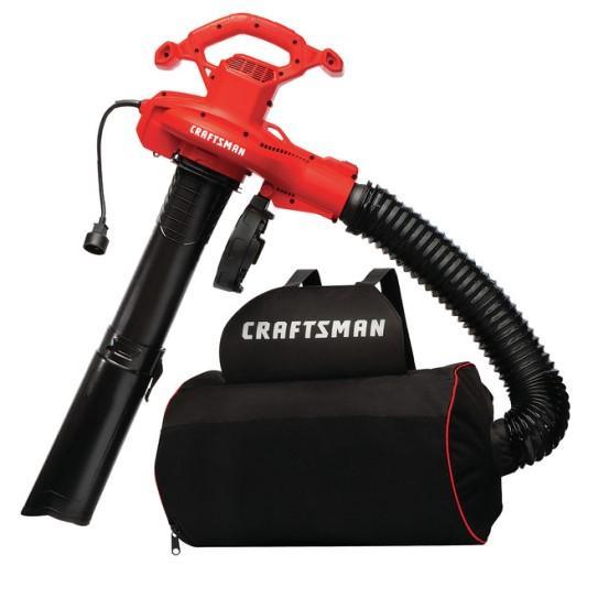 Craftsman Corded Blower/Vacuum/Mulcher,12A,3-in-1 - MSRP $100