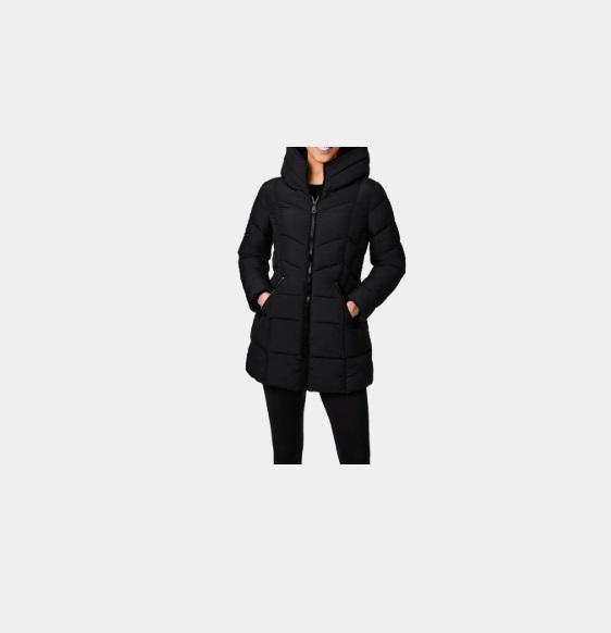 Apparel - Bernardo Mid-Length Puffer Jacket, Hauty, IVL Collective Scallop Power Sports Bra - Original MSRP $1,563