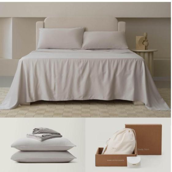 Home - Double Stitch Cotton Sheet Set, Spi Home Bulldog Sculpture, Butterfly Craze Floor Pillow Case - MSRP $24,548