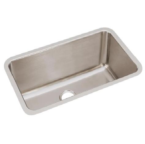 Elkay ELUH281612 Lustertone 30-1/2" Undermount Single Basin Stainless Steel Utility Sink - MSRP $829