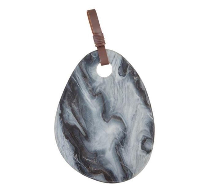 Kitchen - Beautiful Red Heart Hanging LED Sign, Mud Pie Gray Organic Marble Board - MSRP $1,521