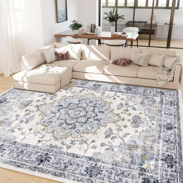 CAPALOCA Machine Washable 8x10 Area Rug - MSRP $81