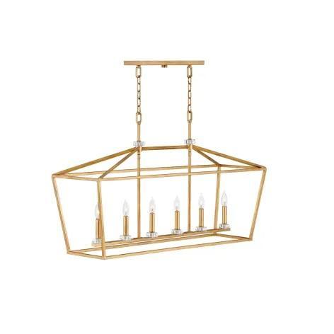Hinkley Lighting 3539DA 6 Light 42" Wide Crystal Chandelier - MSRP $517