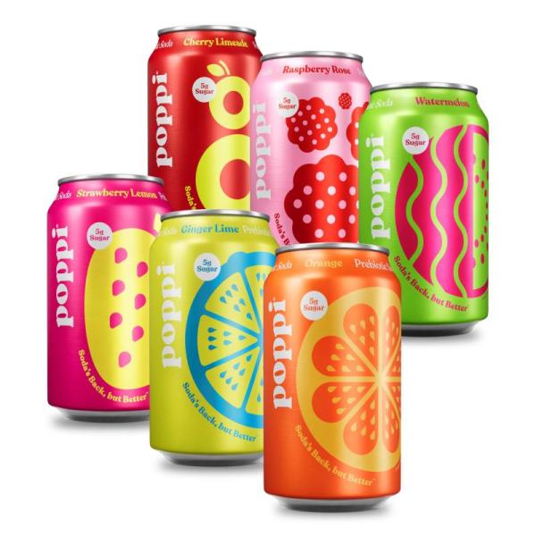 Grocery- Poppi Prebiotic Soda w/Apple Cider Vinegar/Seltzer Water/Fruit Juice, Barry's Tea Irish Breakfast -MSRP $8,532