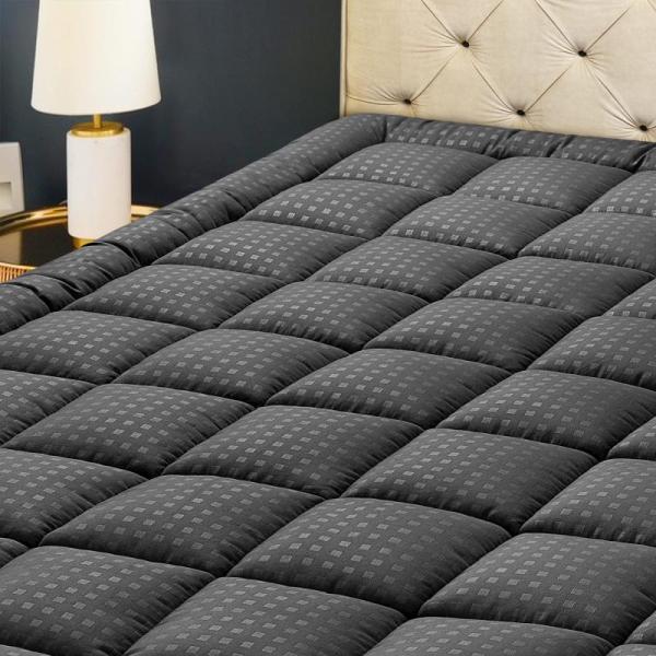 Home - Huloo Sleep Weighted Blanket, HYLEORY King Mattress Pad Quilted - MSRP $1,710