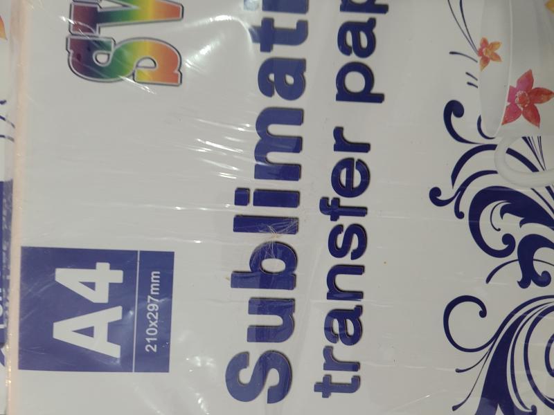 2000 sheets size A4 sublimation paper top quality (20 packs)
