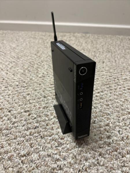 Five (5) Lenovo ThinkCentre Tiny Desktops w/Accessories - Win 10
