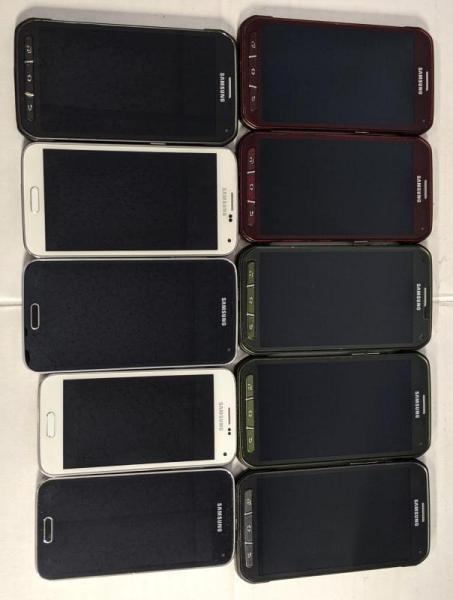 Samsung Galaxy S5, & More, Mixed GSM Carriers, 77 Units, MSRP $43,690