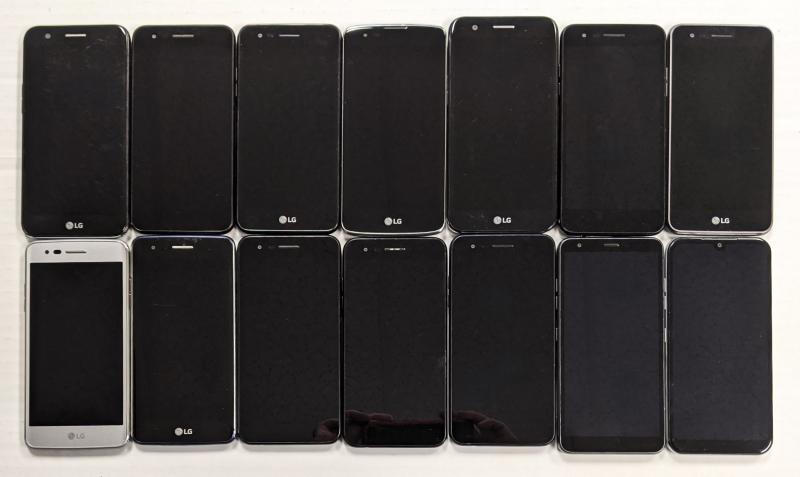 LG K20, K10 & More, Mixed Carriers, 245 Units, Refurb, MSRP $38,350