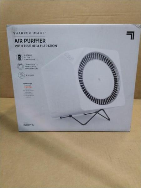 Health and Beauty - Sharper Image Purify 5 White Air Purifiers, Pure Enrichment Air Purifier - MSRP $5,473